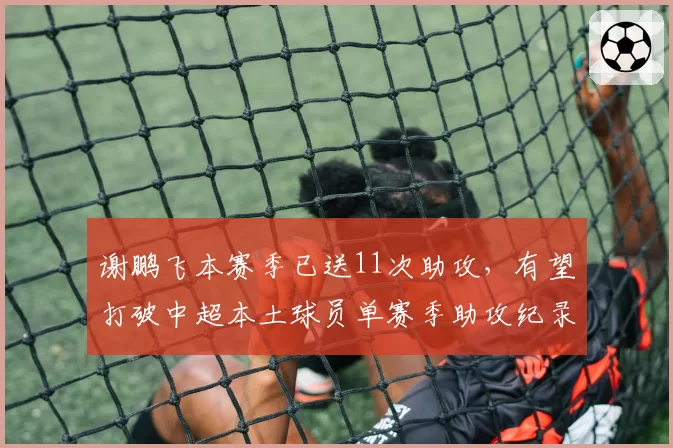 谢鹏飞本赛季已送11次助攻,有望打破中超本土球员单赛季助攻纪录